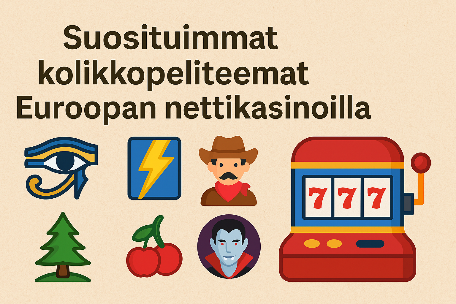 Suosituimmat kolikkopeliteemat